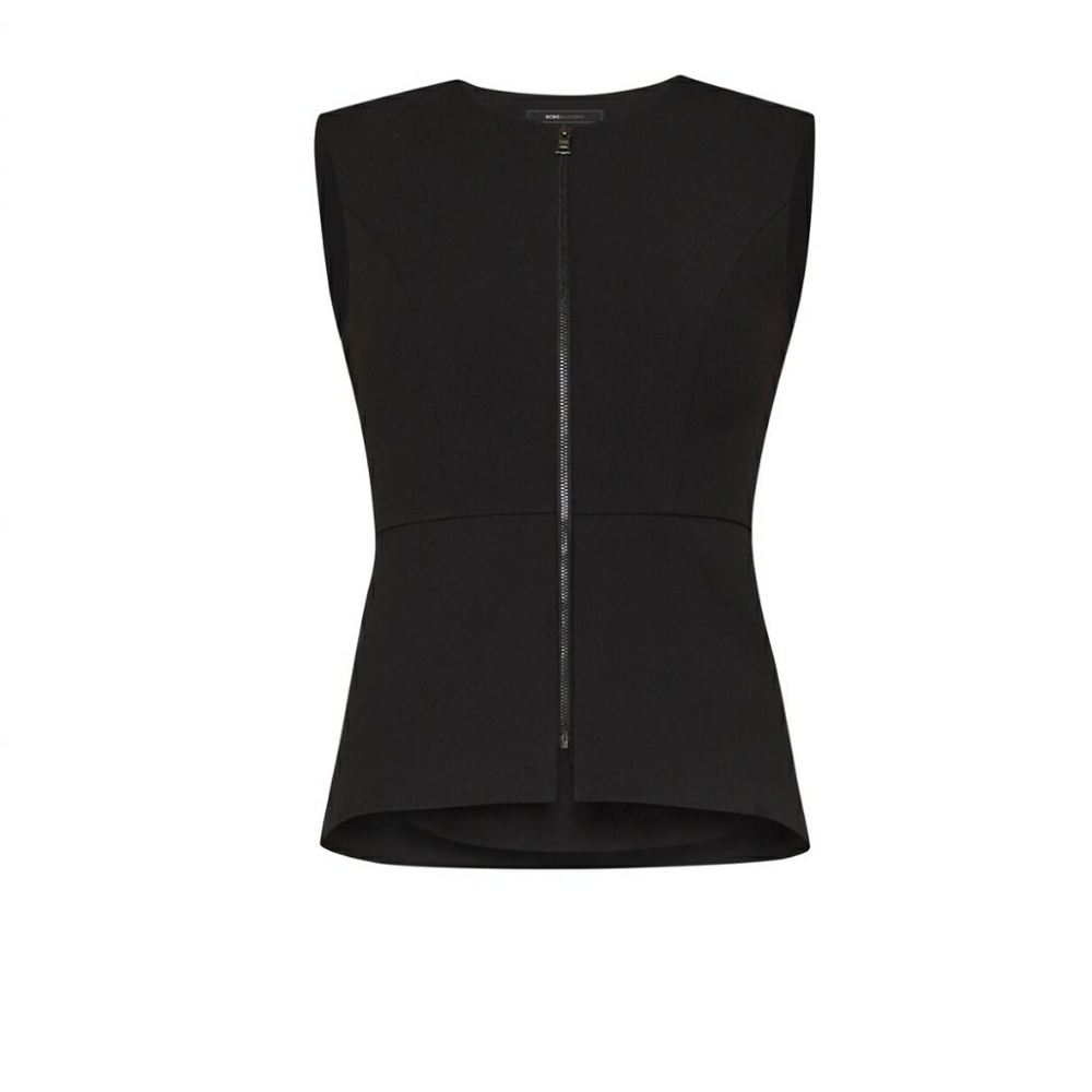 Abrielle Sleeveless Peplum Top - Picture 5 of 5